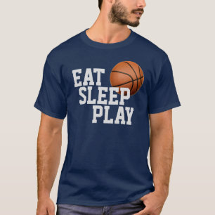 Camiseta Eat Sleep Play Basketball T-Shirt
