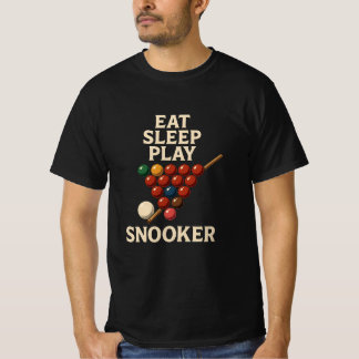 Camiseta Eat, Sleep, Play Snooker