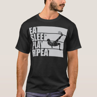 Camiseta Eat Sleep Play Soccer field