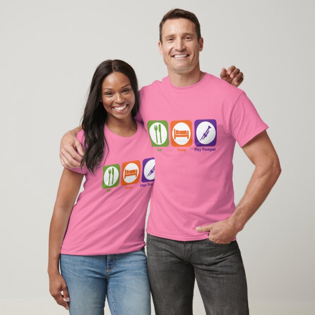 Camiseta Eat Sleep Play Trumpet (Unisexo)
