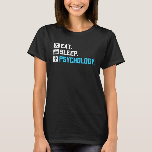 Camiseta Eat Sleep Psychology School Psychologist Teacher G (Anverso)