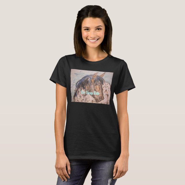 Camiseta Eat Sleep Ride (Anverso completo)