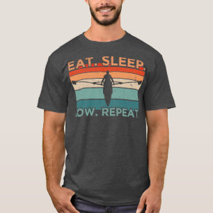 Camiseta Eat Sleep Row Repeat
