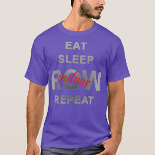 Camiseta eat sleep row repeat 34
