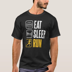 Camiseta Eat Sleep Run Marathon Runner