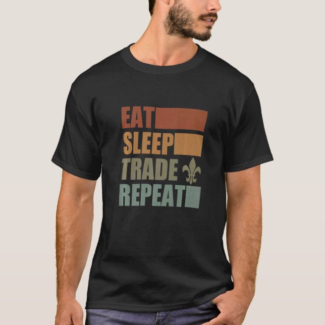 Camiseta Eat Sleep Scout Repeat For Camping Enthusiast Desi (Anverso)