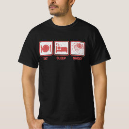Camiseta Eat, Sleep, Shoot - Funny Photographer
