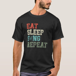 Camiseta Eat Sleep Sing Repeat Karaoke Singer Voice Coach S