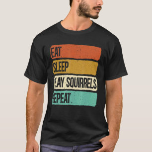 Camiseta Eat Sleep Slay Syacrels Repetir la caza de animale