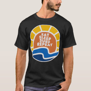 Camiseta Eat Sleep Surf Repetir TShirt
