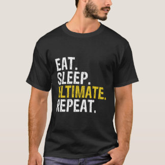 Camiseta Eat Sleep Ultimate Frisbee Repeat Gift