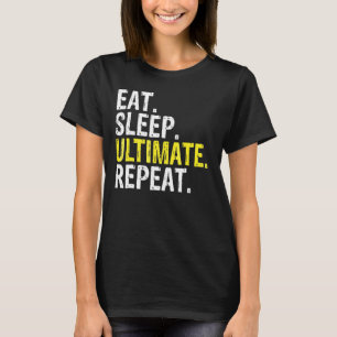 Camiseta Eat Sleep Ultimate Frisbee Repetir