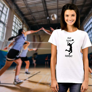 Camiseta Eat Sleep Volleyball Repeat