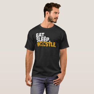 Camiseta Eat Sleep Wrestle