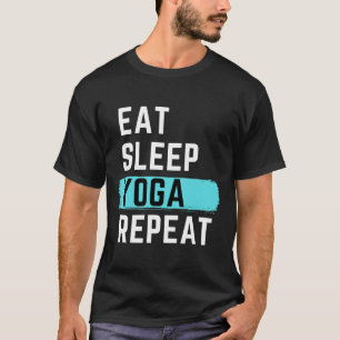 Camiseta Eat Sleep Yoga Repeat 62