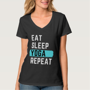 Camiseta Eat Sleep Yoga Repeat 62