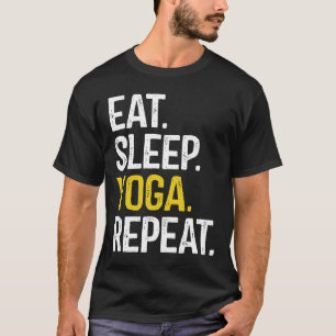 Camiseta Eat Sleep Yoga Repeat Essential