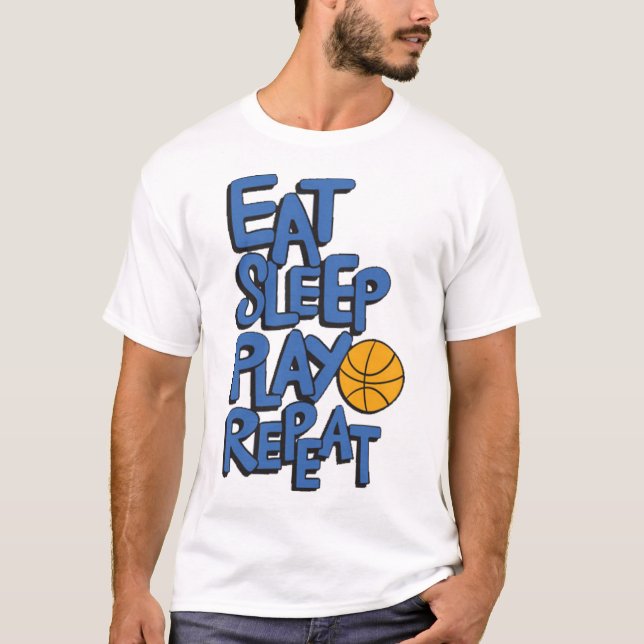 Camiseta Eat slepp play repeat (Anverso)