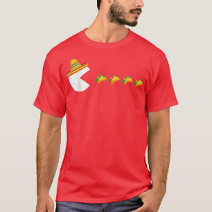 Camiseta Eat Taco Cinco De Mayo Funny Video Game Meican Fie