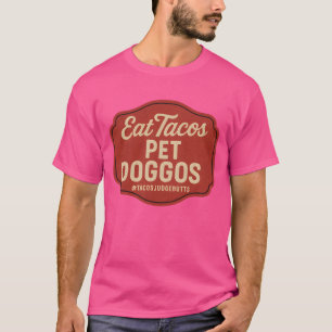 Camiseta Eat Tacos Mascota Doggos Funny Dog Lover Taco