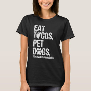 Camiseta Eat Tacos Mascota Dogs Tacos y Wigglebuts Retro