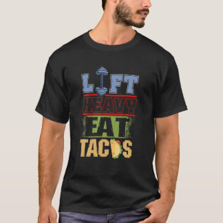 Camiseta Eat Tacos Taco Lovers Gift Ideas Taco Workout Lift