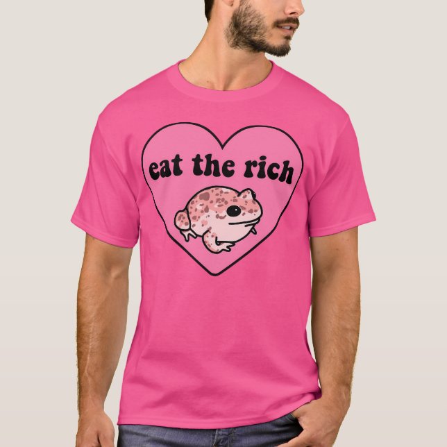 Camiseta Eat The Rich Frog (Anverso)