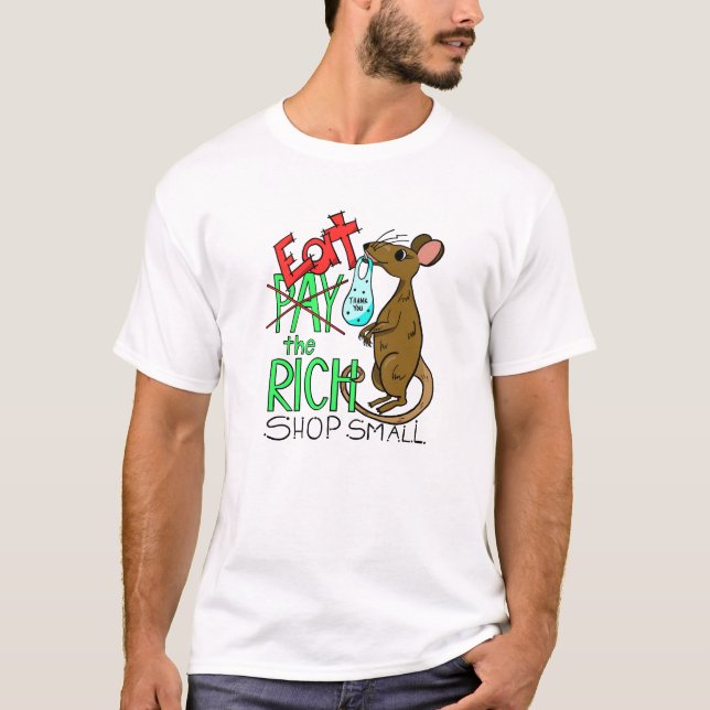 Camiseta Eat the Rich - Shop Small (Anverso)