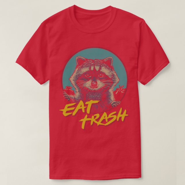 Camiseta Eat Trash (Diseño del anverso)