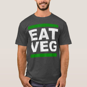 Camiseta EAT VEG Vegetarian Vegetariano Herbivore Ins Basad