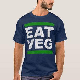 Camiseta EAT VEG Vegetarian Vegetariano Herbivore Ins Basad