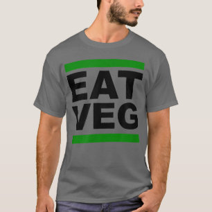 Camiseta EAT VEG Vegetarian Vegetariano Herbivore Ins Basad
