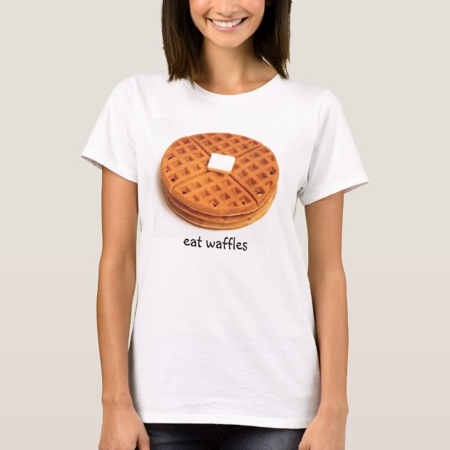 Camiseta Eat Waffles (Anverso)