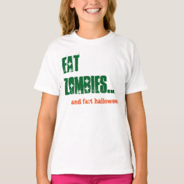 Camiseta Eat Zombies y Fart Halloween divertida comedia ver