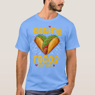 Camiseta eating tacos for two pregnancy announcement gender