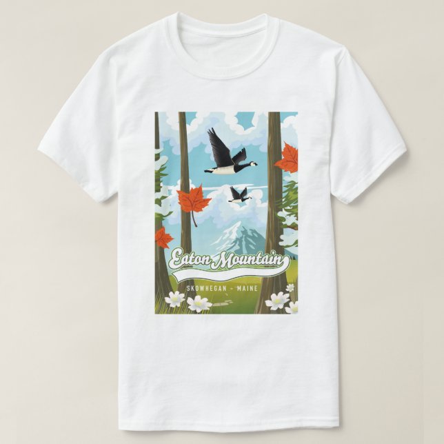 Camiseta Eaton Mountain Skowhegan, Maine (Diseño del anverso)