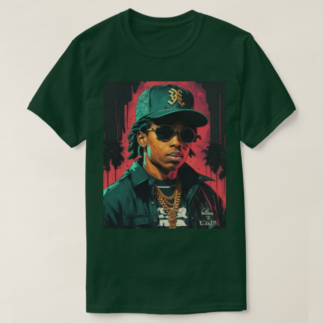 Camiseta Eazy E Rapper 90 (Diseño del anverso)
