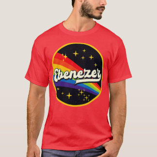 Camiseta Ebenezer Arcoiris en estilo de cosecha espacial