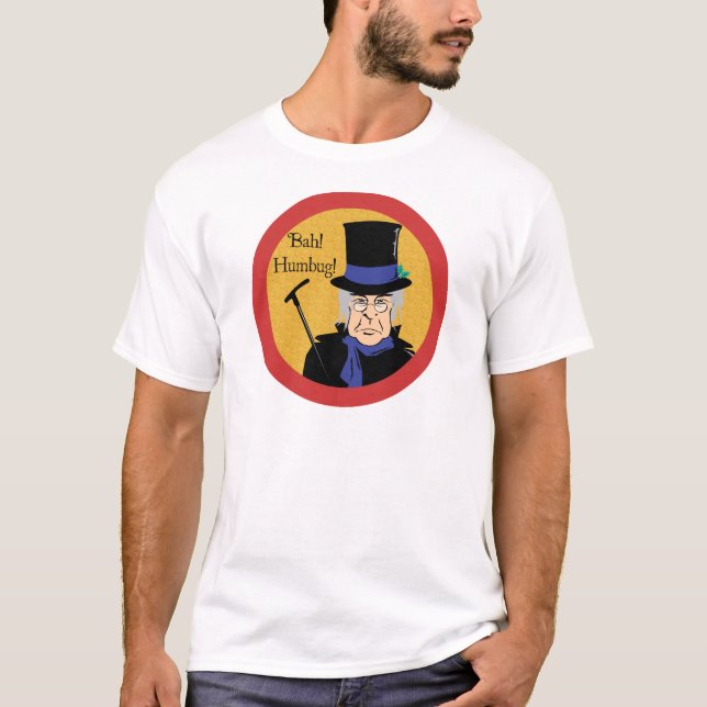 Camiseta ¡Ebenezer Scrooge Bah! ¡Embaucamiento! (Anverso)
