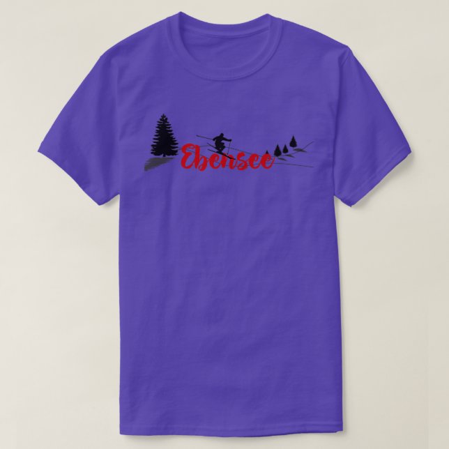 Camiseta Ebensee Ski Long (Diseño del anverso)