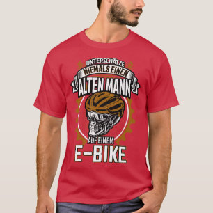 Camiseta Ebike Alter Mann Elektrofahrrad