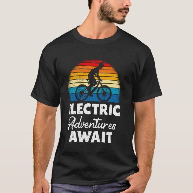 Camiseta EBike ELECTRIC ADVENTURES ESPERANDO ELECCIÓN diver (Anverso)