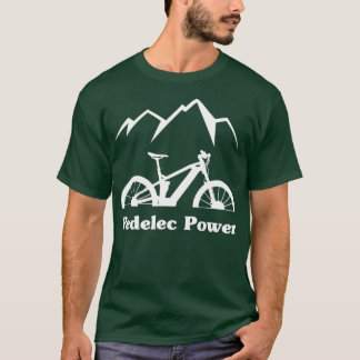 Camiseta EBike Pedelec Power Bicycle Battery Mountain