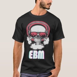 Camiseta EBM Disco Techno Trance Skull