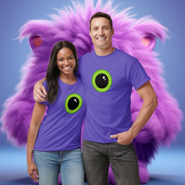 Camiseta Ébola divertida verde y morada de los monstruos (Subido por el creador)