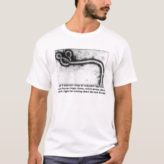 Camiseta Ebola, virus zoonótico de Ebola- A de reser