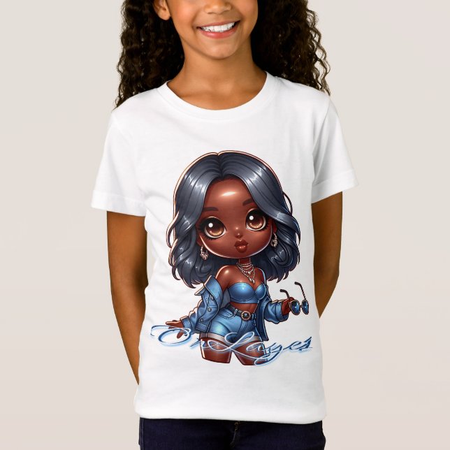 Camiseta Ebony de OnLaye1 (Anverso)