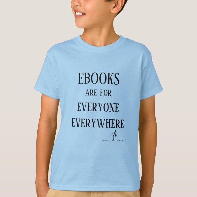 Camiseta Ebooks de todos los rincones del mundo para los ni (Anverso)
