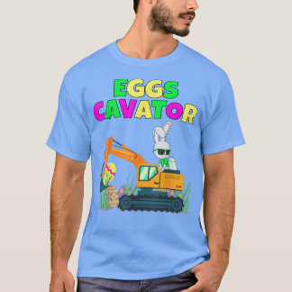 Camiseta Ecavator Easter Bunny Eggys Cavator Kids Toddler B