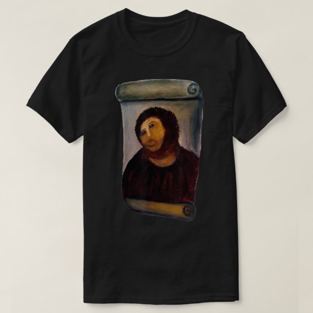 Camiseta Ecce homo cecilia divertido fresco bajo la chaquet (Diseño del anverso)